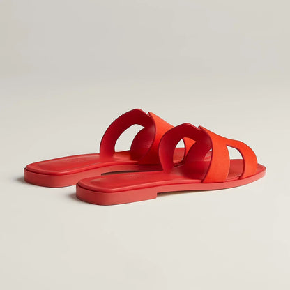 Sandales Oran - Rouge Grenadine