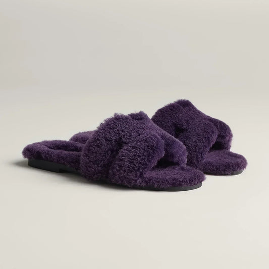 Sandales Oran - violet foncé